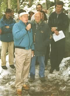 Don Lewis, Keith Bullock und Andreas Gruber, der Initiator dieser Gedenkfeier