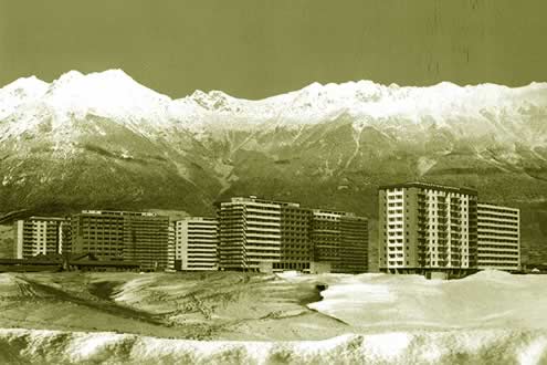 Foto: Olympisches Dorf, Innsbruck 1964