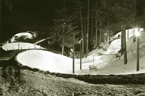Foto: Olympiarodelbahn Innsbruck, 1964